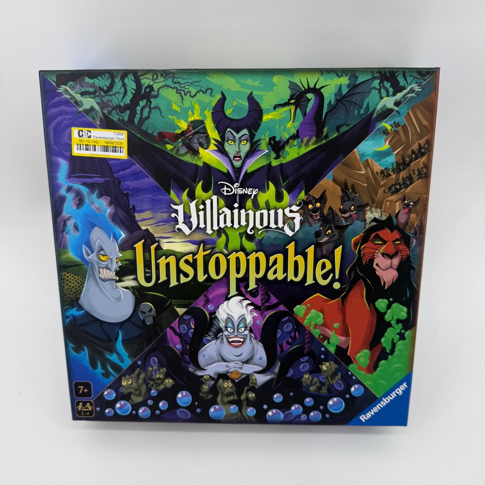 Ravensburger Disney Villainous Unstoppable Board Game Maleficent Ursula Scar